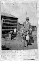 George Monroe with geese in Willows, CA